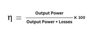 Power Transformer Efficiency Calculation Formula